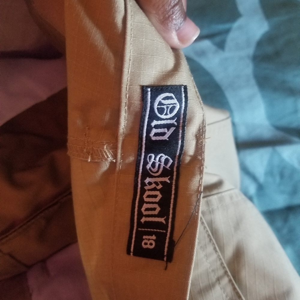 Boys tan shorts